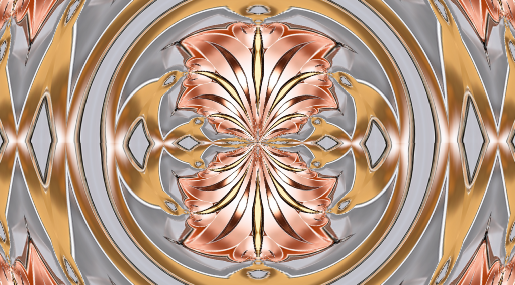Rose Gold Iridescent Radiance