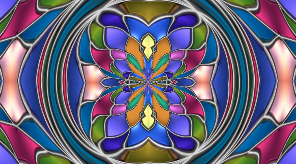 Iridescent Sapphire Blossom