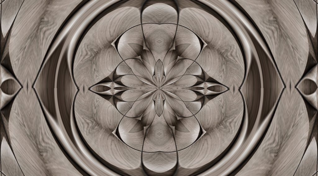 Monochrome Sculpted Blossom
