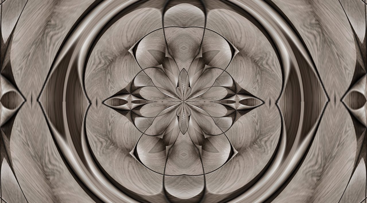 Monochrome Sculpted Blossom