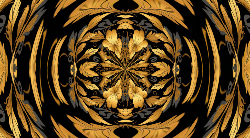 Golden Botanical Elegance