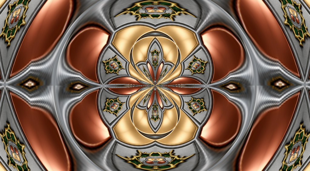 Copper Gold Metallic Elegance