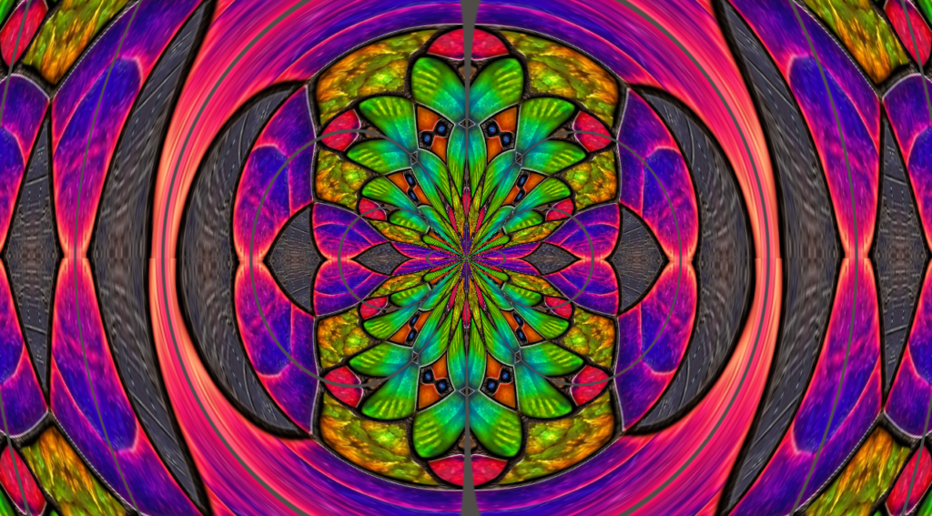 Emerald Magenta Mandala