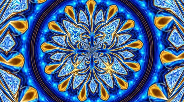 Electric Sapphire Gold